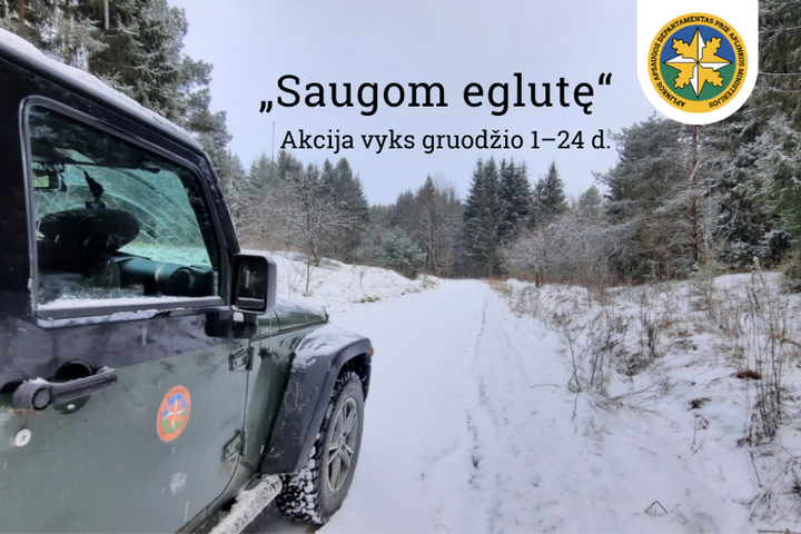 Akcija „Saugom eglutę“