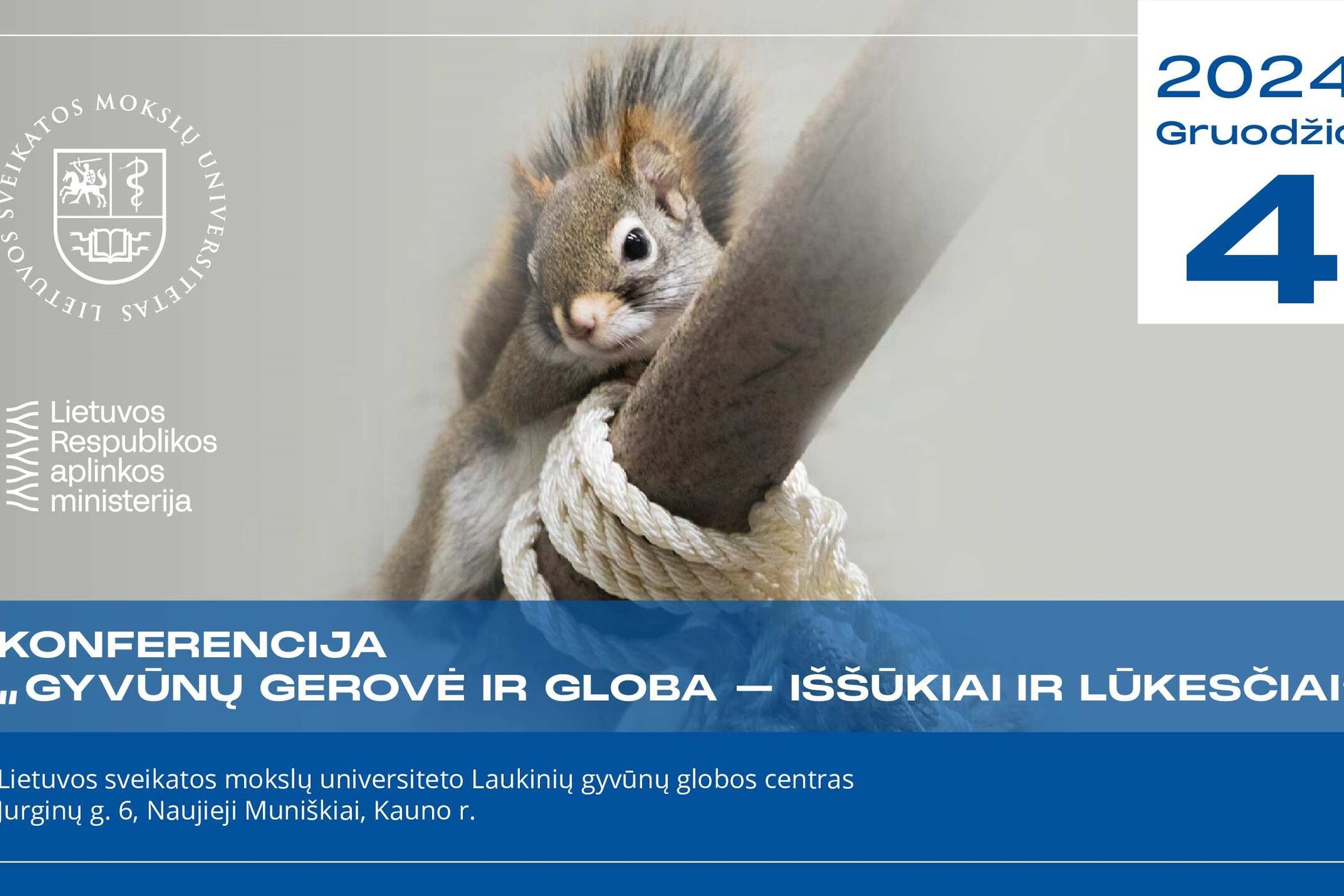 Konferencija „Gyvūnų gerovė ir globa – iššūkiai ir lūkesčiai“