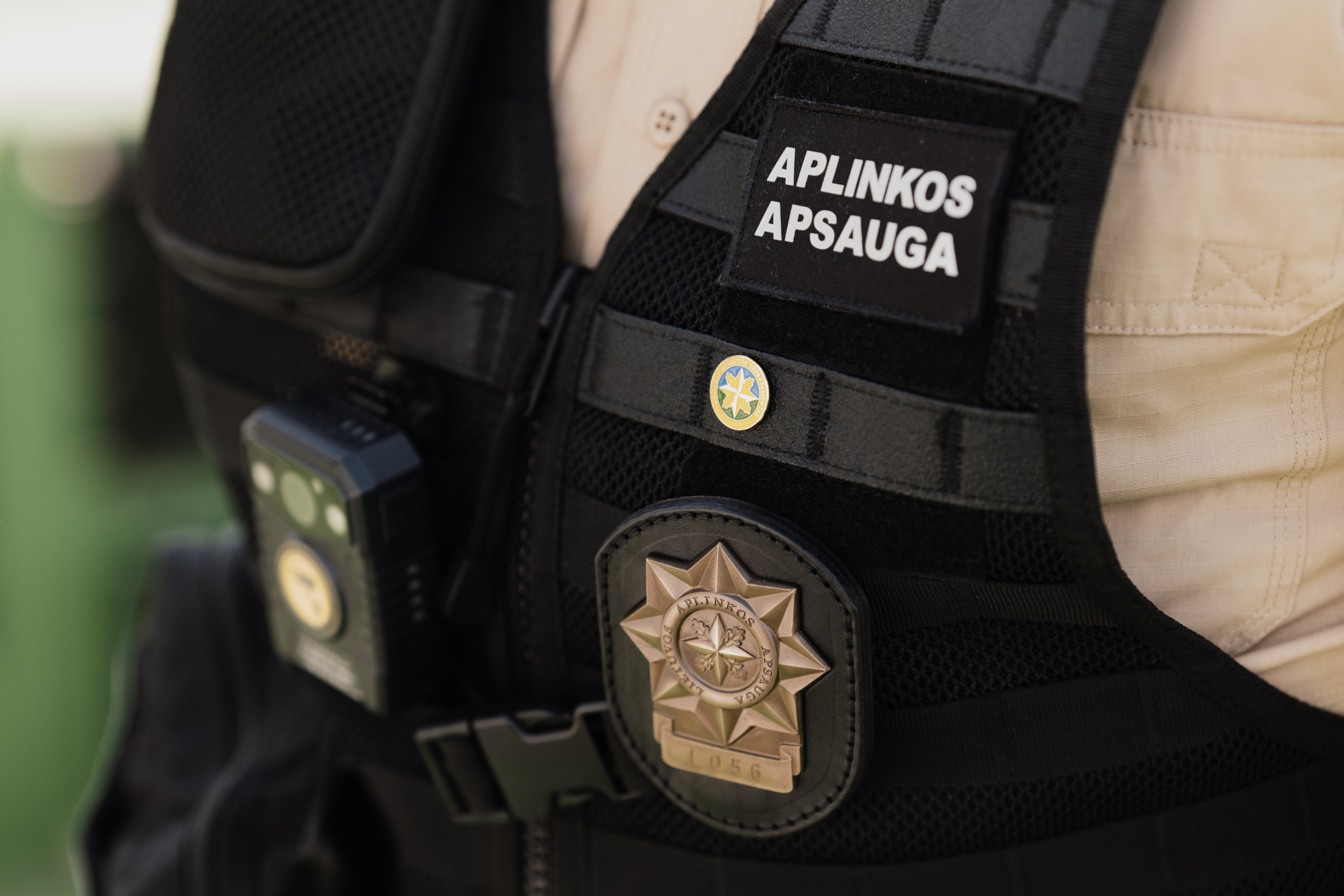 Aplinkos apsaugos departamento pareigūnas (asociatyvi nuotrauka)