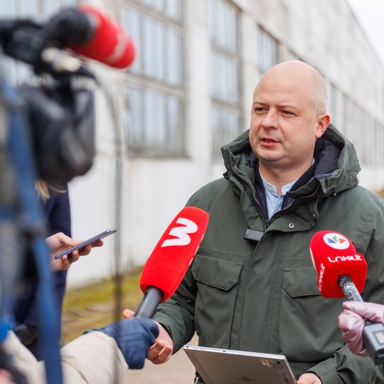 Aplinkos ministras Simonas Gentvilas „Erikas Ovčarenko / BNS nuotr.“ 