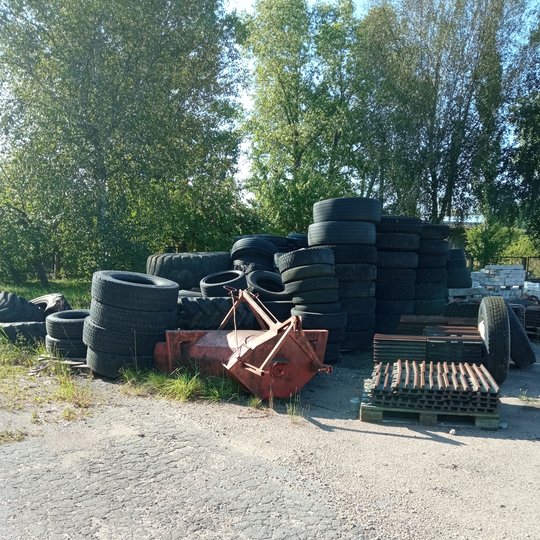 Po įmonės veiklos susidariusios atliekos