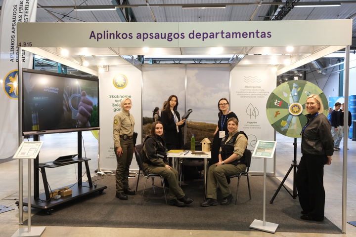 Aplinkos apsaugos departamentas LITEXPO karjeros dienose