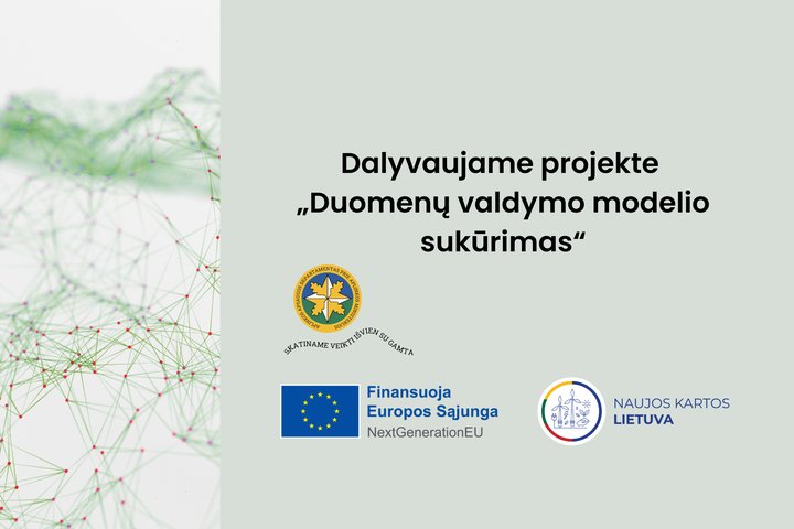 Projektas „Duomenų valdymo modelio sukūrimas“ (iliustracija)
