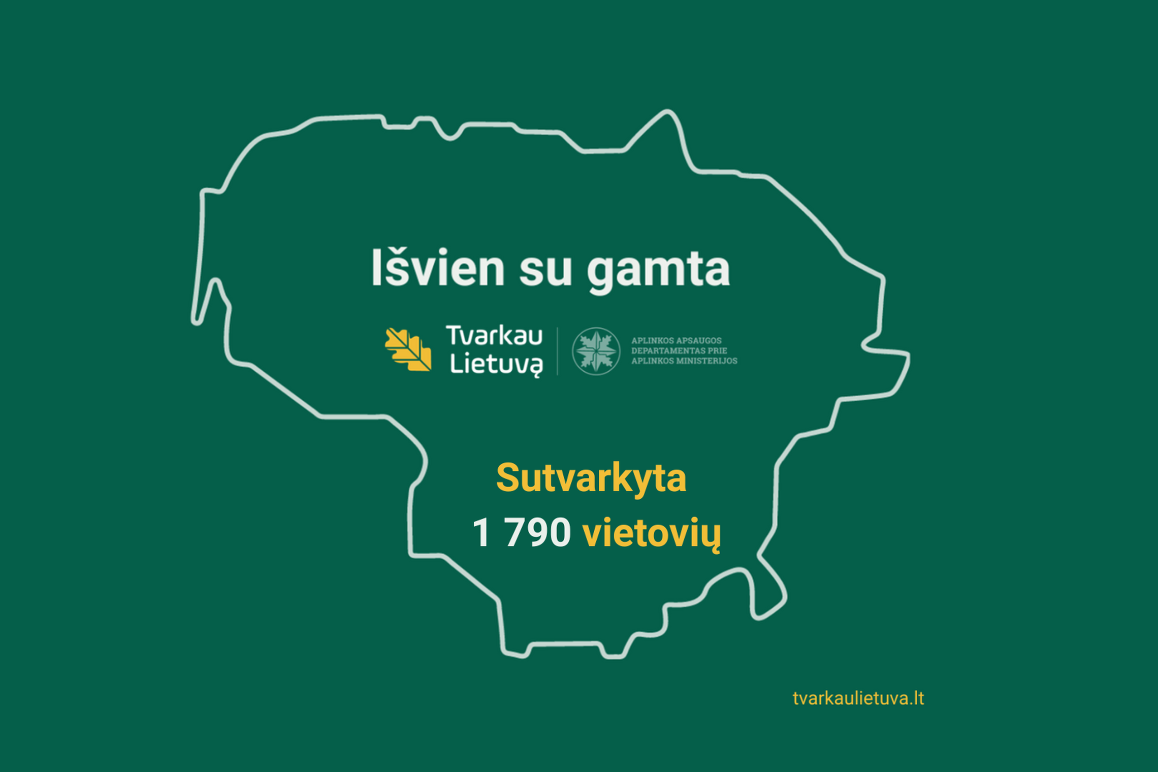 „Tvarkau Lietuvą“ iliustracija