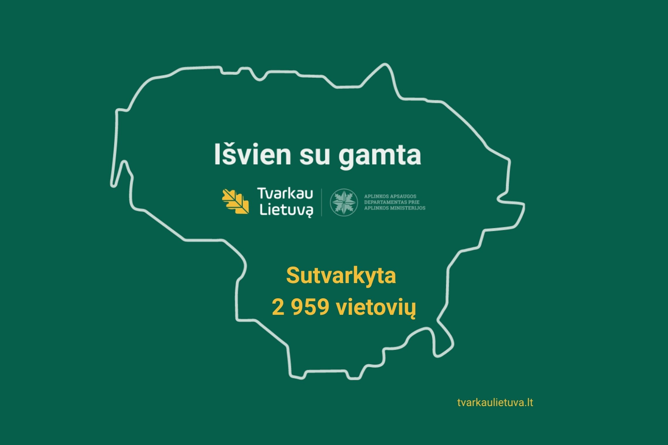 „Tvarkau Lietuvą“ iliustracija