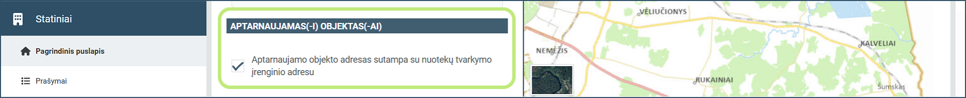 Įrenginio registravimas (3 žingsnis)